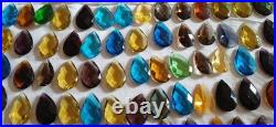 100pcs Mixed Color Chandelier Crystal Drops 2 Teardrop Prism Lamp Parts Lot 100pcs Mixed Color Chandelier Crystal Drops 2 Teardrop Prism Lamp Parts Lot