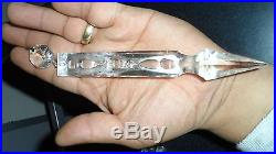 (10) Antique vintage Crystal Glass Gothic Prism Chandelier lamp Part Luster 7