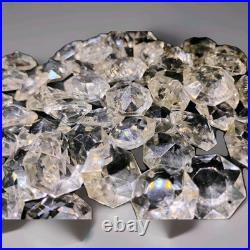 14mm 65 PCs Vintage Chandelier Glass Top Quality Parts Octagon 2 Holes Connector