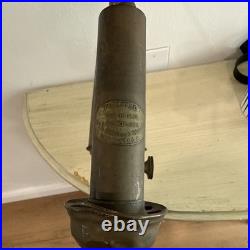 1860-70's C. A. Kleeman Kero Oil Student Lamp For Parts