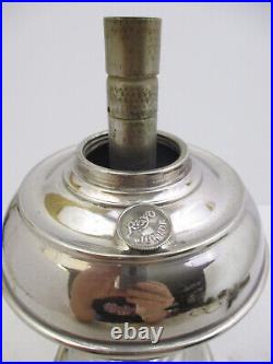 1895 Rayo Junior Nickel Oil Kerosene Lamp Mint Condition Original Parts(gfj)