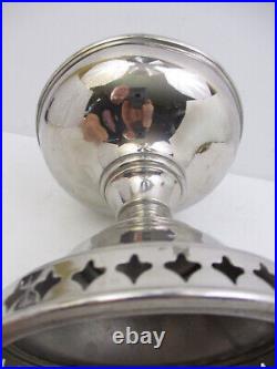 1895 Rayo Junior Nickel Oil Kerosene Lamp Mint Condition Original Parts(gfj)