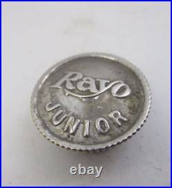 1895 Rayo Junior Nickel Oil Kerosene Lamp Mint Condition Original Parts(gfj)