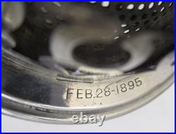 1895 Rayo Junior Nickel Oil Kerosene Lamp Mint Condition Original Parts(gfj)