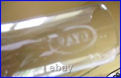 1895 Rayo Junior Nickel Oil Kerosene Lamp Mint Condition Original Parts(gfj)