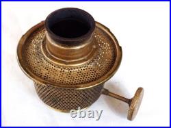 1915 ALADDIN No. 6 BRASS OIL LAMP ALL Orig Parts, No WICK 1928 Model Chimney