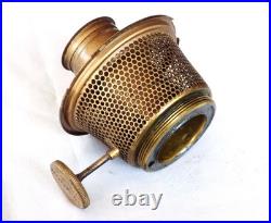 1915 ALADDIN No. 6 BRASS OIL LAMP ALL Orig Parts, No WICK 1928 Model Chimney