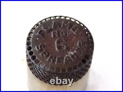 1915 ALADDIN No. 6 BRASS OIL LAMP ALL Orig Parts, No WICK 1928 Model Chimney