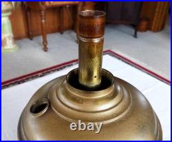 1915 ALADDIN No. 6 BRASS OIL LAMP ALL Orig Parts, No WICK 1928 Model Chimney