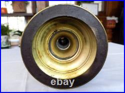 1915 ALADDIN No. 6 BRASS OIL LAMP ALL Orig Parts, No WICK 1928 Model Chimney