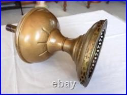 1915 ALADDIN No. 6 BRASS OIL LAMP ALL Orig Parts, No WICK 1928 Model Chimney