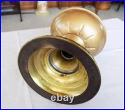 1915 ALADDIN No. 6 BRASS OIL LAMP ALL Orig Parts, No WICK 1928 Model Chimney