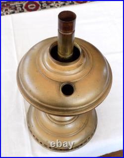 1915 ALADDIN No. 6 BRASS OIL LAMP ALL Orig Parts, No WICK 1928 Model Chimney