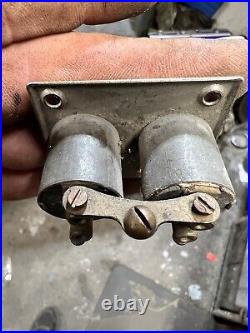 1920's 1930's 1940's VINTAGE ON/OFF SWITCH PANEL BRACKETS CHEVY FORD PLYMOUTH