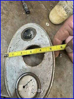 1920's 1930's Vintage Oval Dash Gauge Panel HOT RAT ROD SCTA TROG Custom