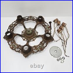 1930's Antique Vintage Virden Winthrop Ceiling Light Fixture (For Parts/ Repair)