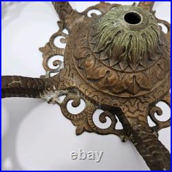 1930's Antique Vintage Virden Winthrop Ceiling Light Fixture (For Parts/ Repair)