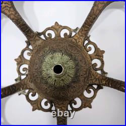 1930's Antique Vintage Virden Winthrop Ceiling Light Fixture (For Parts/ Repair)