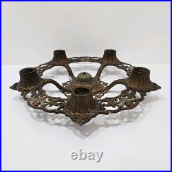 1930's Antique Vintage Virden Winthrop Ceiling Light Fixture (For Parts/ Repair)
