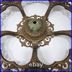 1930's Antique Vintage Virden Winthrop Ceiling Light Fixture (For Parts/ Repair)