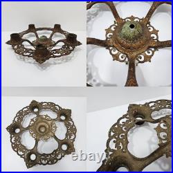 1930's Antique Vintage Virden Winthrop Ceiling Light Fixture (For Parts/ Repair)