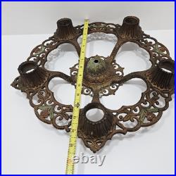 1930's Antique Vintage Virden Winthrop Ceiling Light Fixture (For Parts/ Repair)