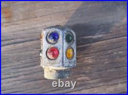1930s Antique Jeweled Dash light cover Vintage Chevy Ford Hot Rod gm rat bomb 39
