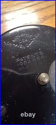 1930s ORIGINAL NEW HAVEN CLOCK REAR VIEW MIRROR CHEVROLET FORD GM ART DECO MERC