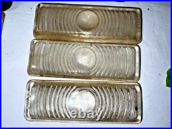 1940-50'S CHEVROLET Chevy TRUCK Vintage Lamp GLASS LENS DOME LIGHT Old parts Lot