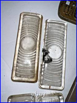 1940-50'S CHEVROLET Chevy TRUCK Vintage Lamp GLASS LENS DOME LIGHT Old parts Lot