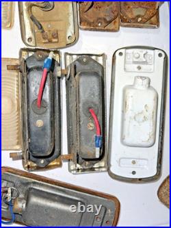 1940-50'S CHEVROLET Chevy TRUCK Vintage Lamp GLASS LENS DOME LIGHT Old parts Lot