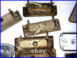 1940-50'S CHEVROLET Chevy TRUCK Vintage Lamp GLASS LENS DOME LIGHT Old parts Lot