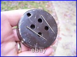 1940s Antique Automobile visor thermometer Vintage Chevy Ford Hot Rod 48 55 39