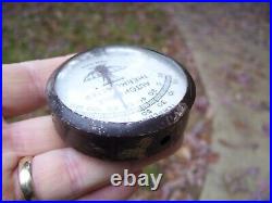 1940s Antique Automobile visor thermometer Vintage Chevy Ford Hot Rod 48 55 57