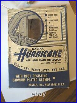 1940s Antique NOS Kastar Hurricane Breezies Type Vent window rain Hot rat Rod