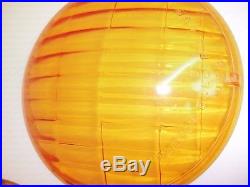 1941 Cadillac Fog Lamp Glass Lens Amber Tint SET of two OEM Authentic VINTAGE