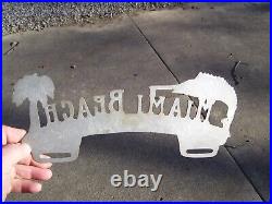 1950s Antique MIAMI License plate Topper Vintage Chevy Ford rat Hot Rod gm bomb