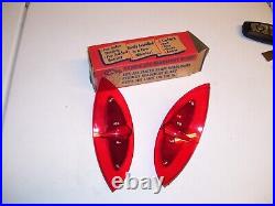 1950s Antique nos Caddie-eye Headlight Visors Vintage Chevy Ford Hot rat Rod 55