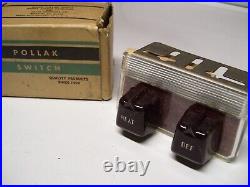 1950s Antique nos Dash switch set bakelite knobs Vintage Chevy Ford Hot Rat Rod