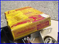 1950s Antique nos Handi-klamp auto holder Vintage Chevy Ford Hot rat Rod 55 57