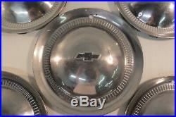 1953 Chevy Bel Air 150 210 Two Ten 15 Full Wheel Covers Hubcaps Set Of 5