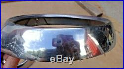 1953 Chevy HEADLIGHT BEZELS Original GM pair Rings Doors Bel Air