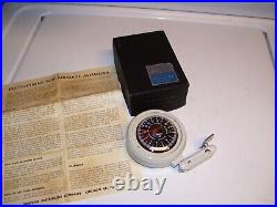 1960s Antique Airguide Altimeter auto gauge Vintage Chevy Ford Hot rat Rod nos