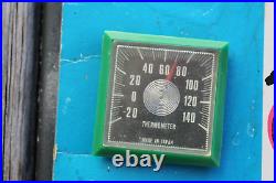1960s Antique Auto Display Thermometer gauge Vintage Chevy Ford Hot rat Rod