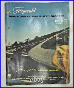 1971 Fitzgerald Specialized Gaskets Catalog Chevy MoPar Ford Vintage Old Cars