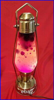 1974 18 1/2 Lava Lamp Lavalite Coachlite Lantern #6000 For Restoration or parts