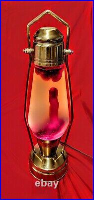 1974 18 1/2 Lava Lamp Lavalite Coachlite Lantern #6000 For Restoration or parts
