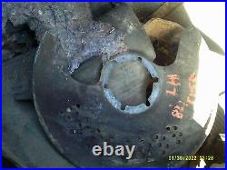 1980-1986 FORD F-150 4x4 front brake backing plate dust shield lh side used
