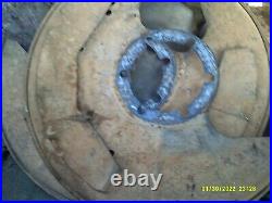 1980-1986 FORD F-150 4x4 front brake backing plate dust shield rh side used
