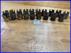 #19 Vintage, 2-Screw Mica Shells, Original Finish, lamp parts, Tiffany